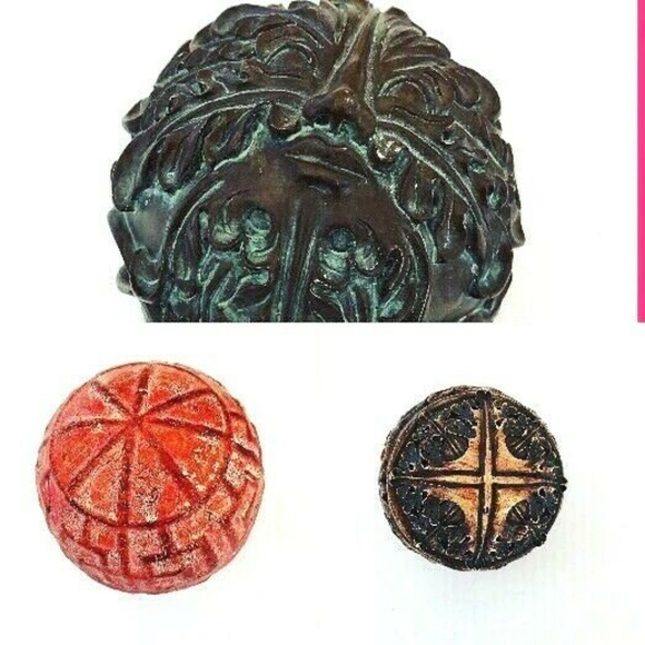 Pier 1 Accents Three Decorative Orbs Home Decor Basket Pier One